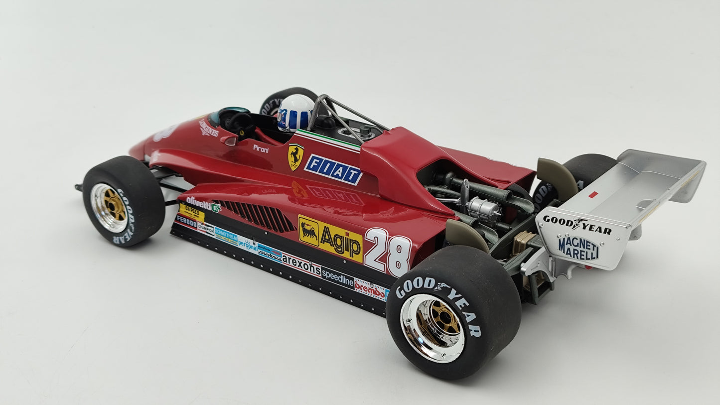 Model Car Group Ferrari 126c2 Didier Pironi Monaco GP 1982 F1 1/18 MCG18628F
