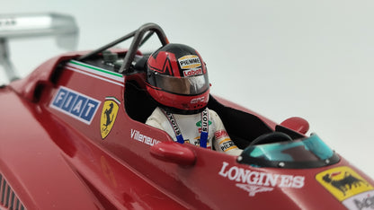 Model Car Group Ferrari 126c2 Gilles Villeneuve Belgian GP 1982 F1 1/18 MCG18629F