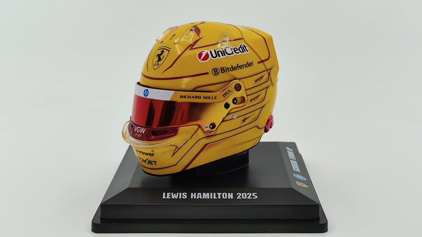Looksmart Bell Helmet Lewis Hamilton Ferrari F1 2025 1/5 LSHEL008