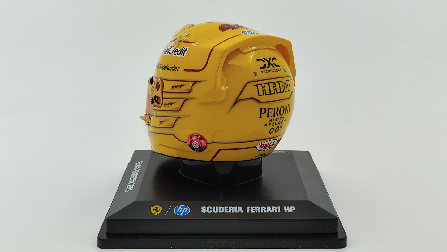 Looksmart Bell Helmet Lewis Hamilton Ferrari F1 2025 1/5 LSHEL008