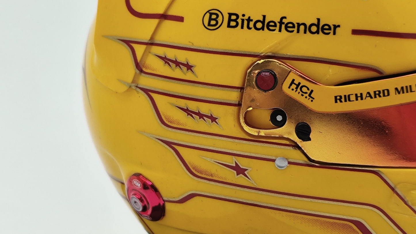 Looksmart Bell Helmet Lewis Hamilton Ferrari F1 2025 1/5 LSHEL008