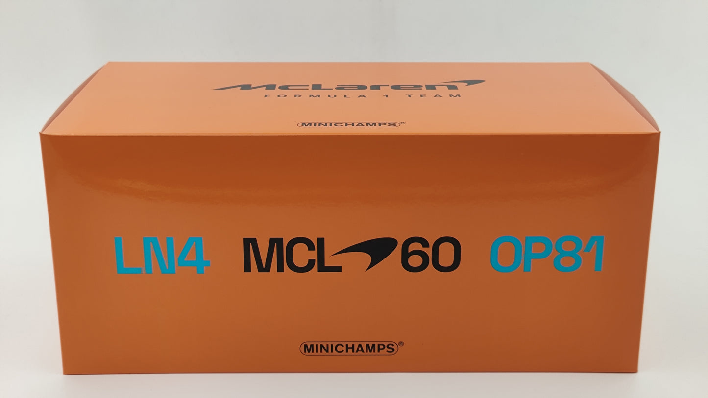 Minichamps Mclaren MCL60 Lando Norris Singapore GP F1 2023 1/18 537233404