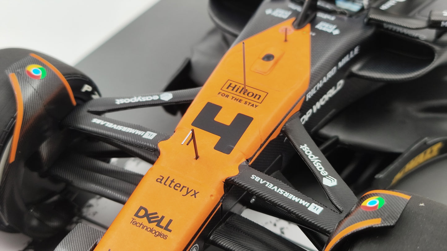 Minichamps Mclaren MCL60 Lando Norris Singapore GP F1 2023 1/18 537233404