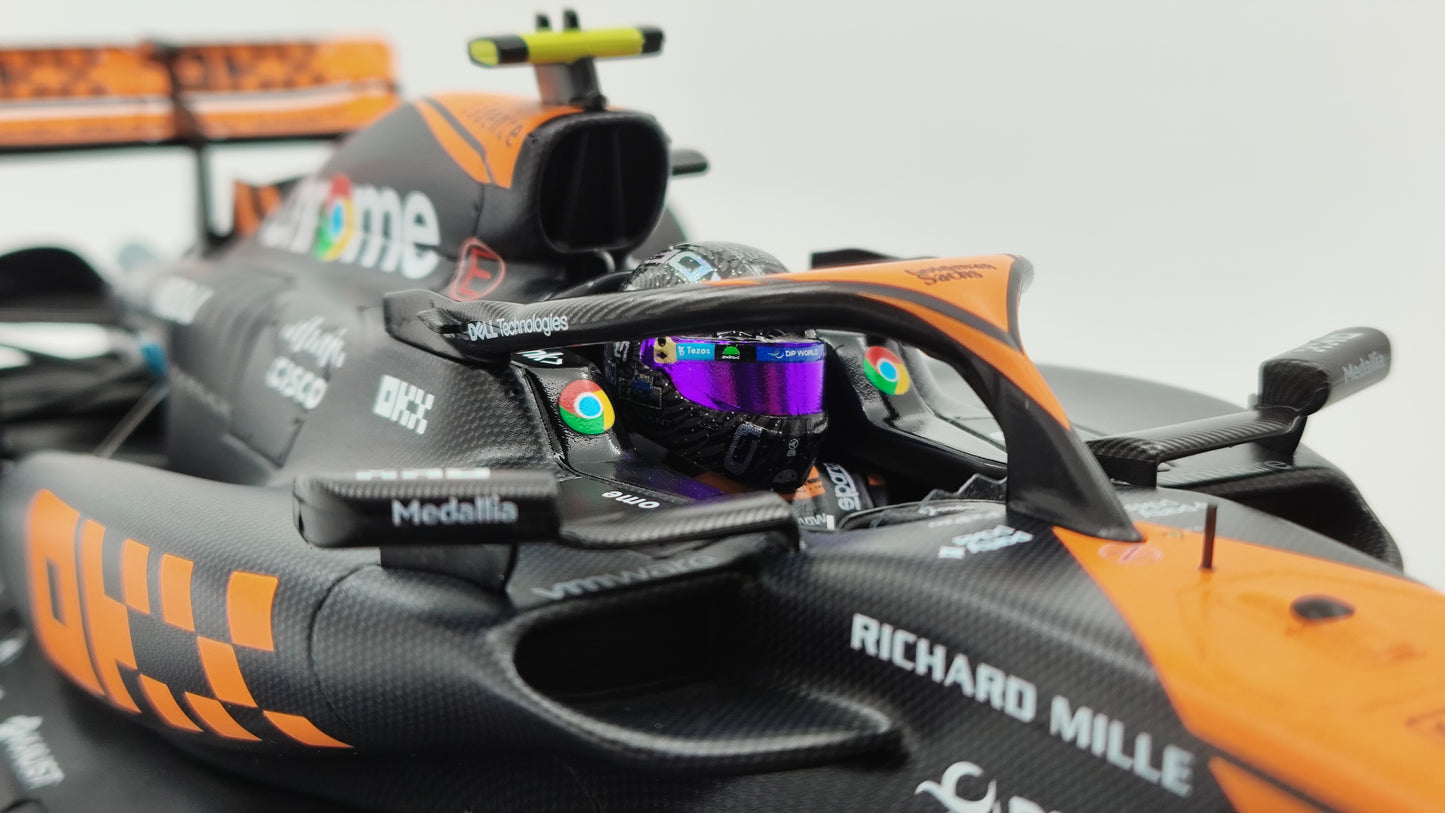 Minichamps Mclaren MCL60 Lando Norris Singapore GP F1 2023 1/18 537233404