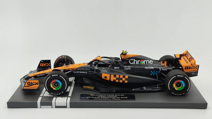 Minichamps Mclaren MCL60 Lando Norris Singapore GP F1 2023 1/18 537233404