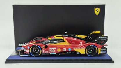 Looksmart Ferrari 499P Fuoco/Molina/Nielsen Le Mans 2024 Winners 1/18 LS18LM048