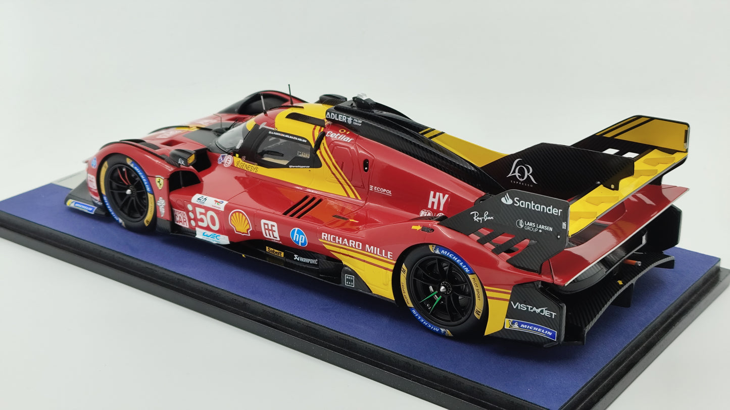 Looksmart Ferrari 499P Fuoco/Molina/Nielsen Le Mans 2024 Winners 1/18 LS18LM048