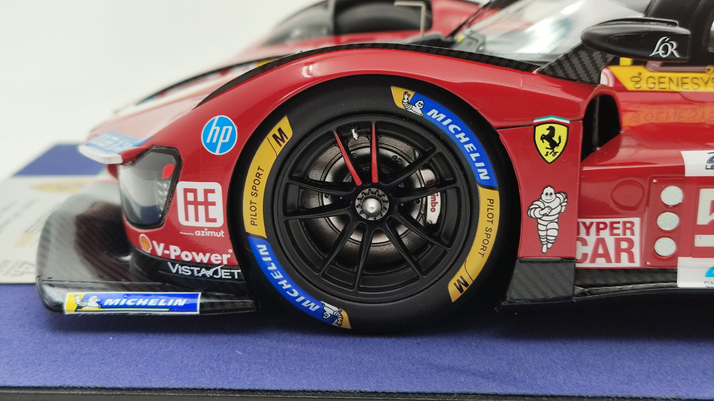 Looksmart Ferrari 499P Fuoco/Molina/Nielsen Le Mans 2024 Winners 1/18 LS18LM048