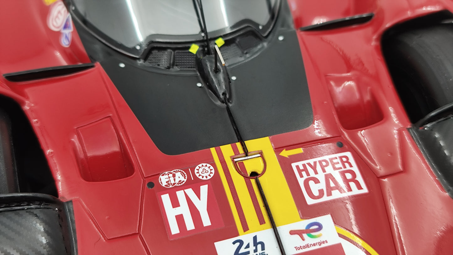 Looksmart Ferrari 499P Fuoco/Molina/Nielsen Le Mans 2024 Winners 1/18 LS18LM048