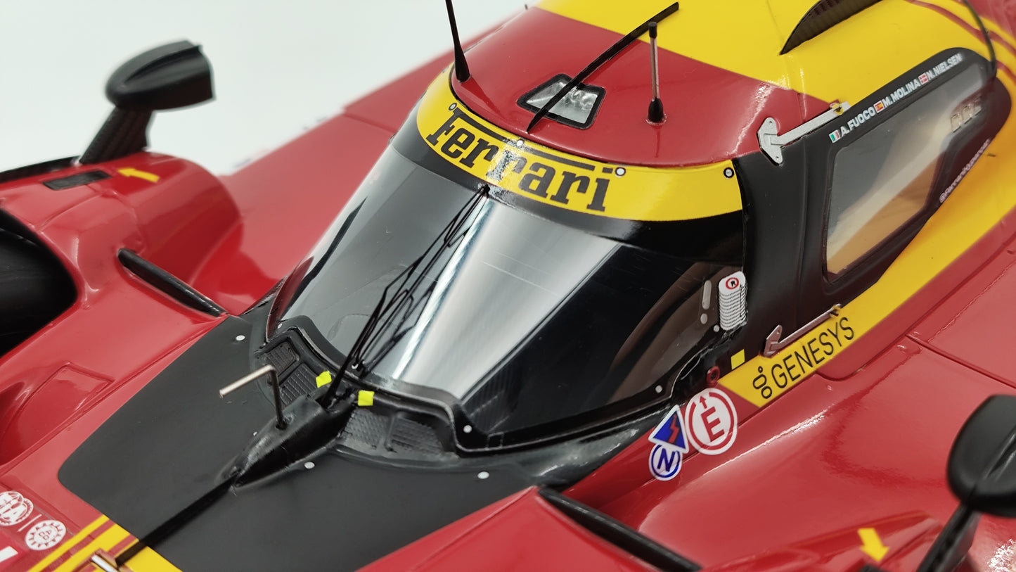 Looksmart Ferrari 499P Fuoco/Molina/Nielsen Le Mans 2024 Winners 1/18 LS18LM048