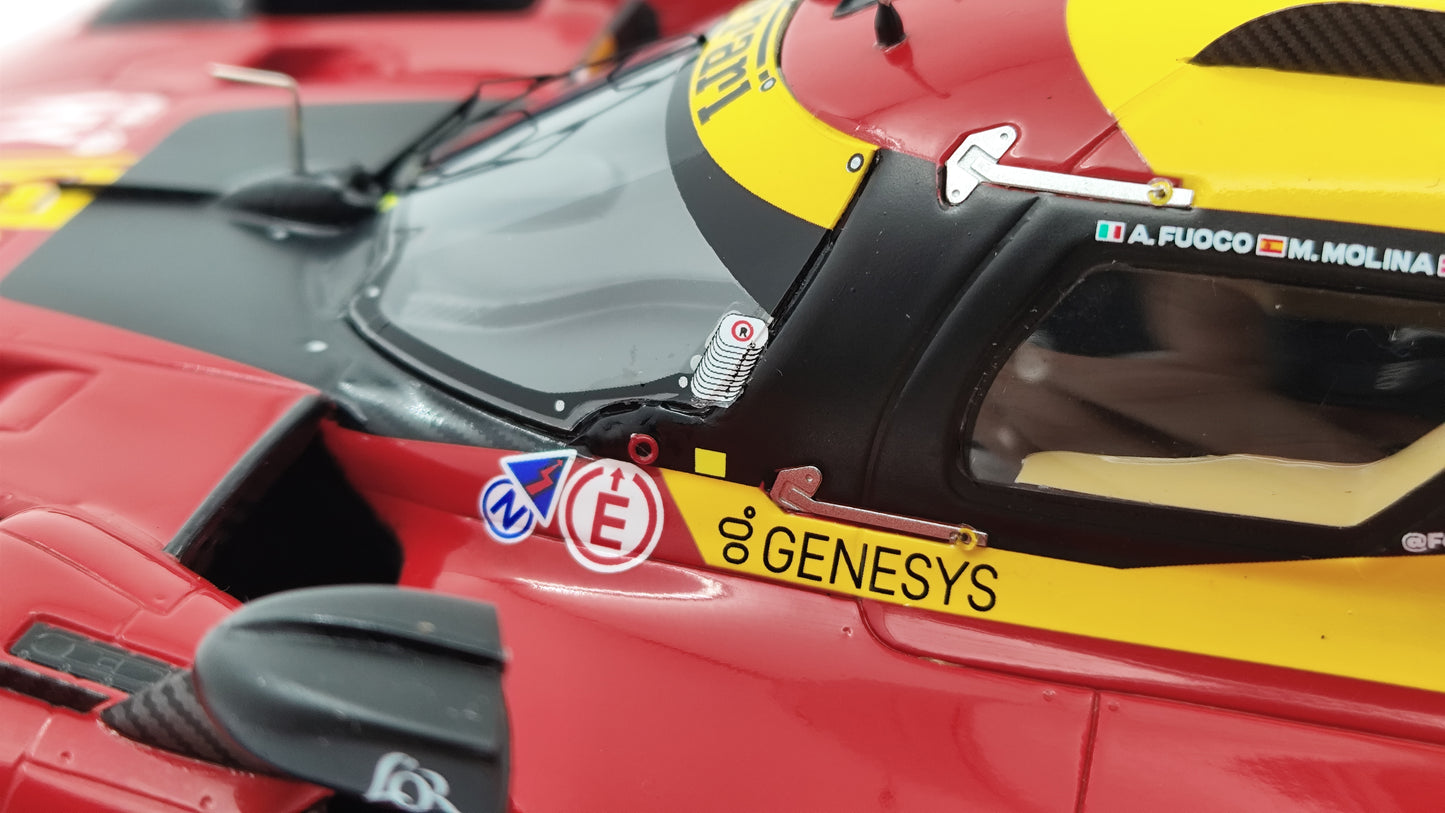 Looksmart Ferrari 499P Fuoco/Molina/Nielsen Le Mans 2024 Winners 1/18 LS18LM048