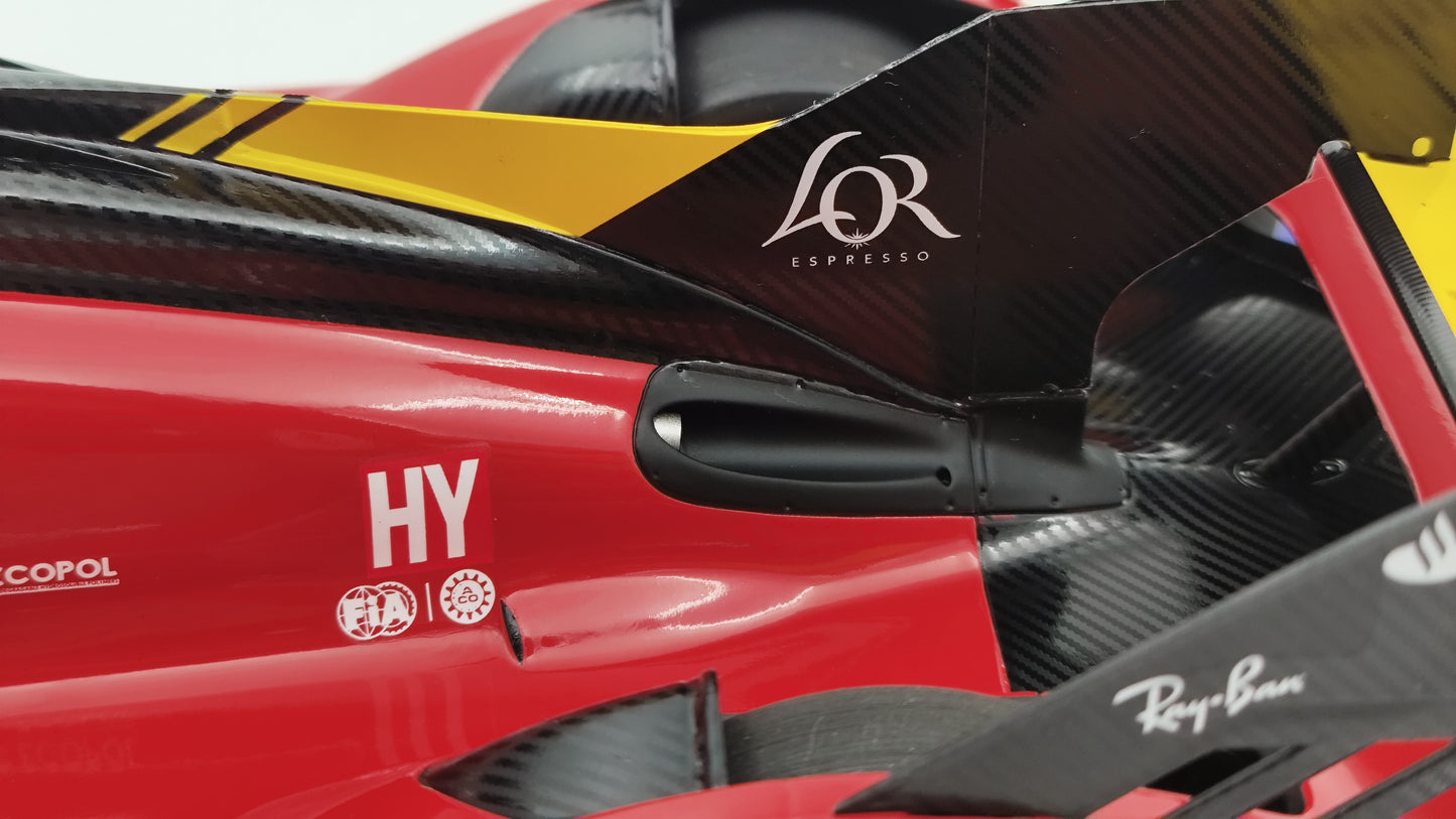 Looksmart Ferrari 499P Fuoco/Molina/Nielsen Le Mans 2024 Winners 1/18 LS18LM048