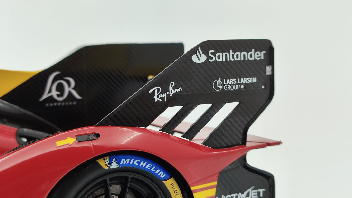 Looksmart Ferrari 499P Fuoco/Molina/Nielsen Le Mans 2024 Winners 1/18 LS18LM048