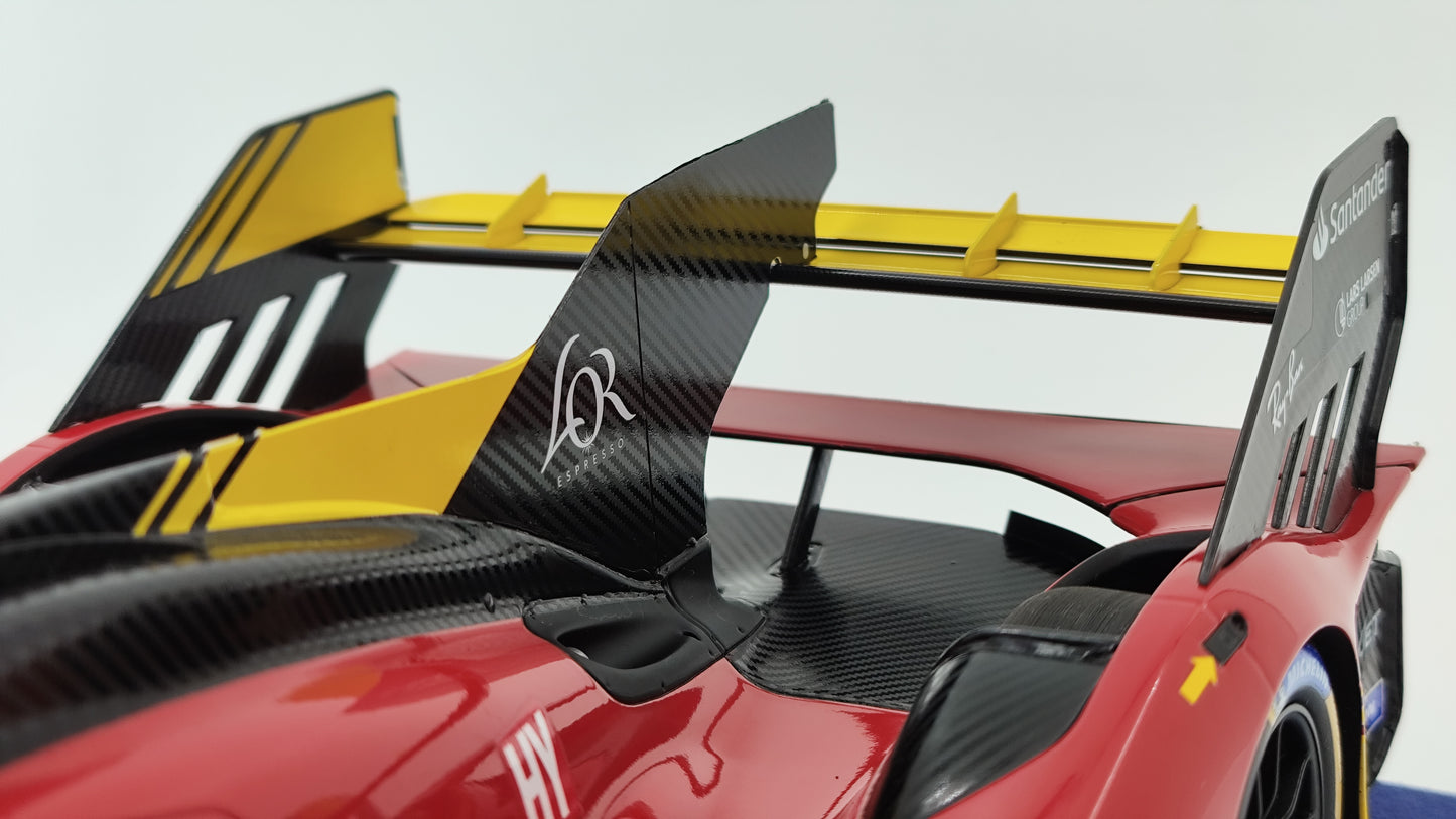 Looksmart Ferrari 499P Fuoco/Molina/Nielsen Le Mans 2024 Winners 1/18 LS18LM048