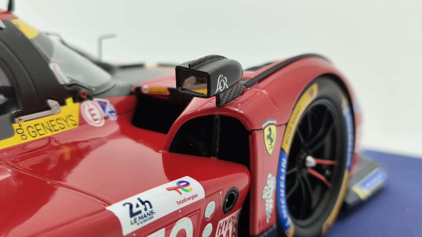 Looksmart Ferrari 499P Fuoco/Molina/Nielsen Le Mans 2024 Winners 1/18 LS18LM048