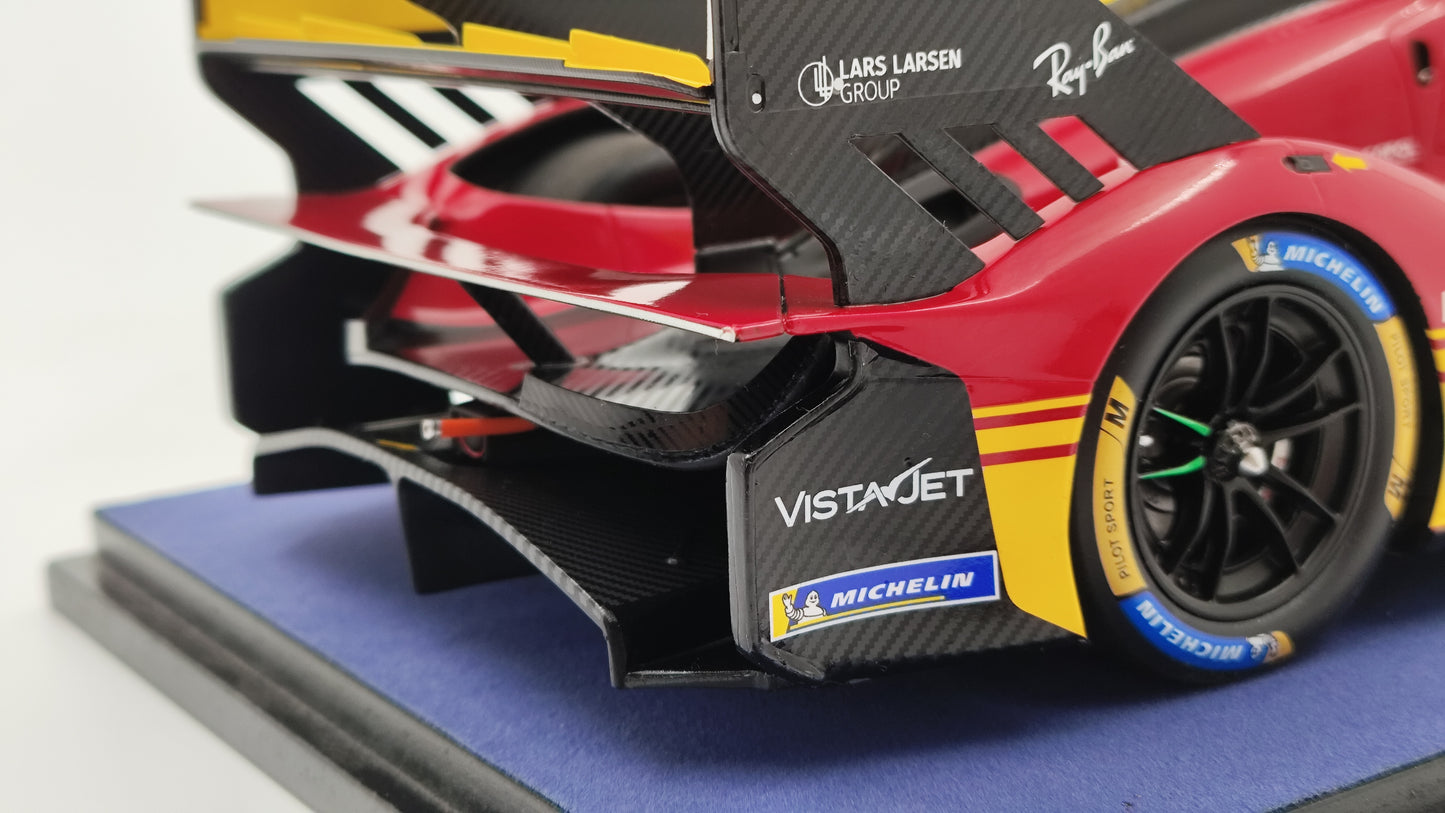 Looksmart Ferrari 499P Fuoco/Molina/Nielsen Le Mans 2024 Winners 1/18 LS18LM048