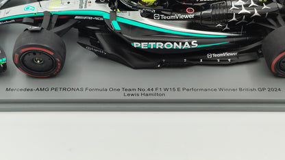 Spark AMG Mercedes W15 Lewis Hamilton 2024 British GP winner 1/18 18S999
