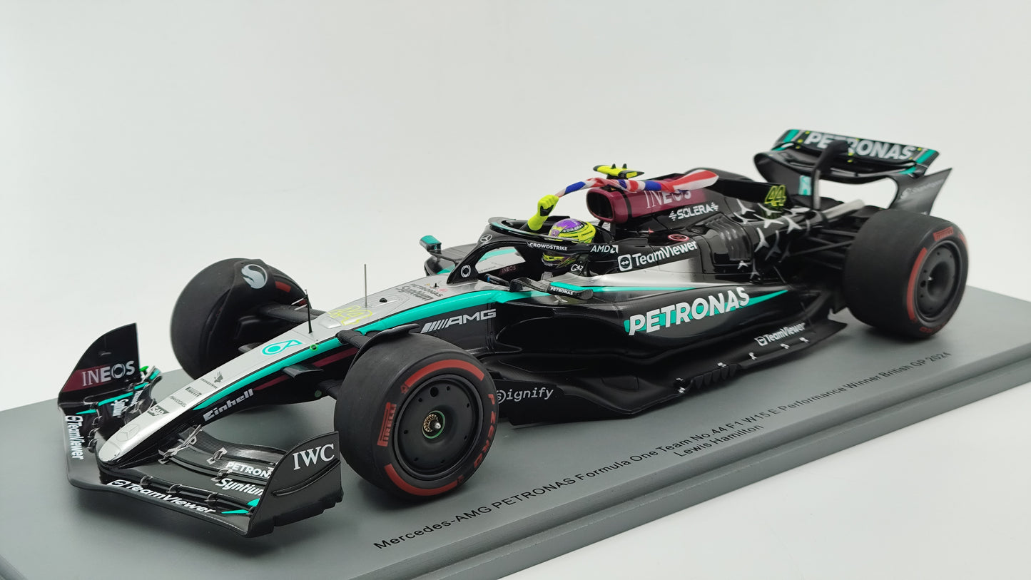 Spark AMG Mercedes W15 Lewis Hamilton 2024 British GP winner 1/18 18S999