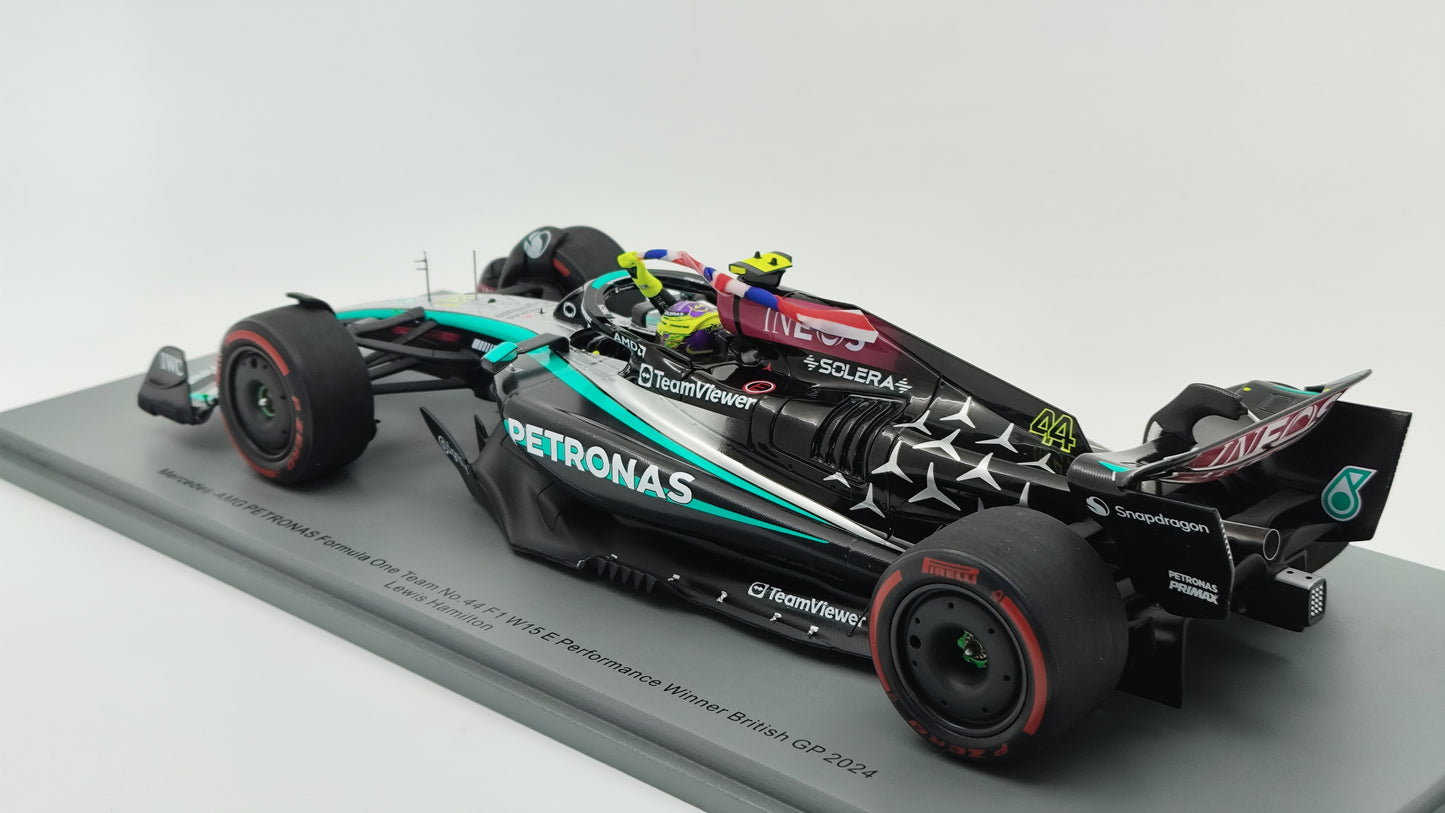 Spark AMG Mercedes W15 Lewis Hamilton 2024 British GP winner 1/18 18S999