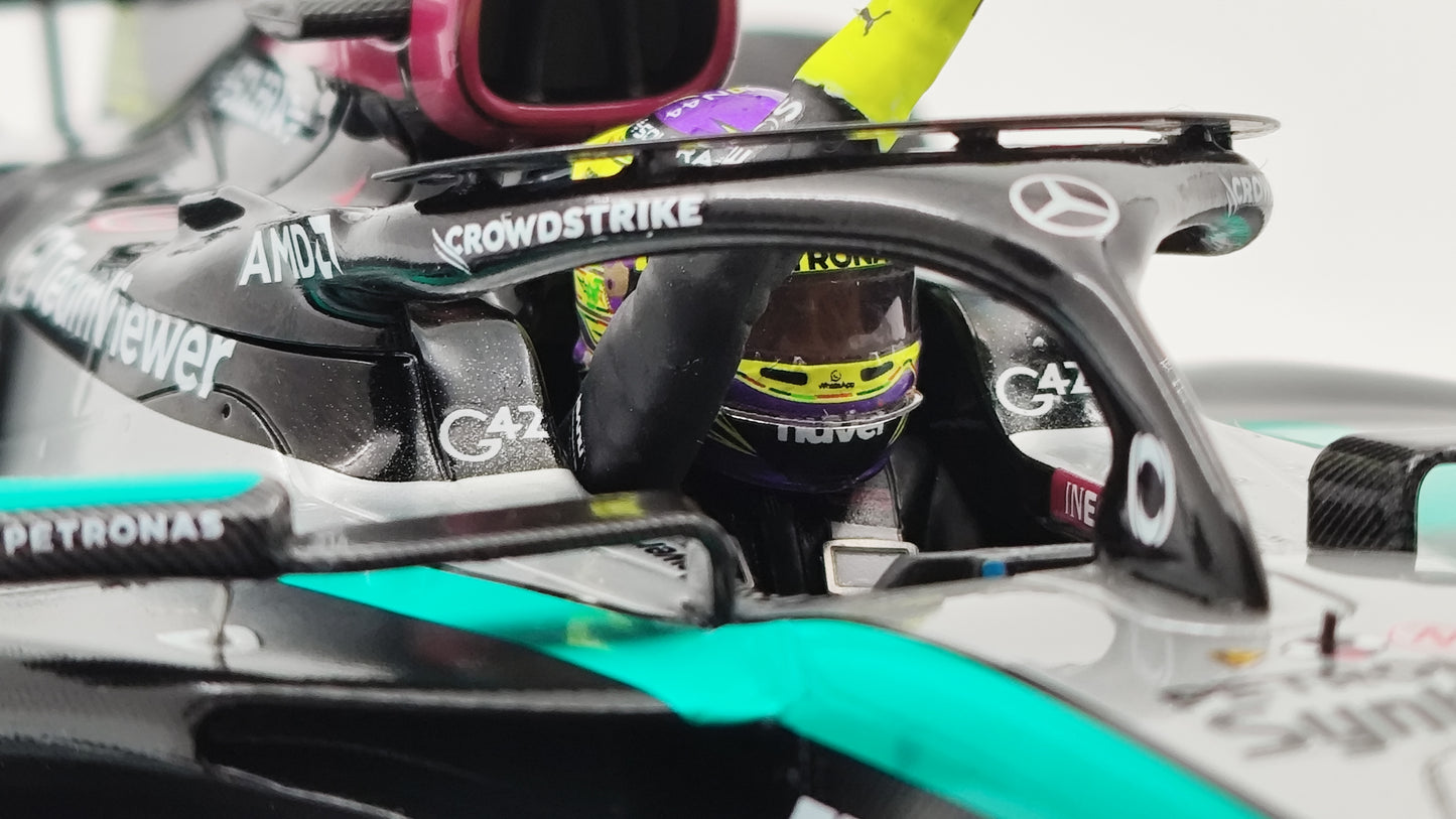 Spark AMG Mercedes W15 Lewis Hamilton 2024 British GP winner 1/18 18S999