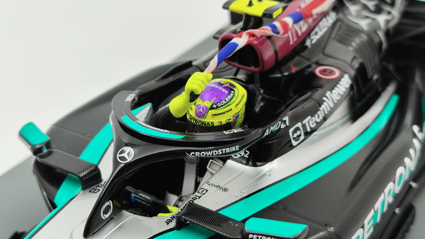 Spark AMG Mercedes W15 Lewis Hamilton 2024 British GP winner 1/18 18S999