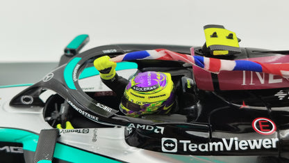 Spark AMG Mercedes W15 Lewis Hamilton 2024 British GP winner 1/18 18S999