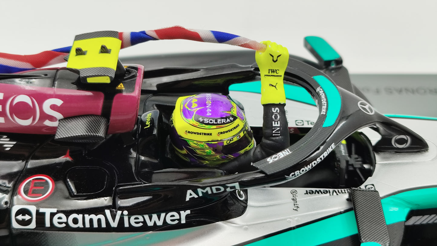Spark AMG Mercedes W15 Lewis Hamilton 2024 British GP winner 1/18 18S999