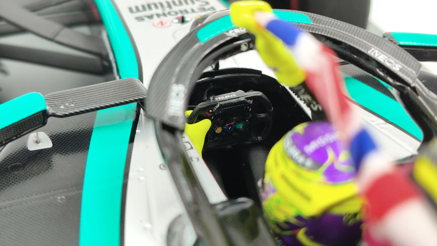 Spark AMG Mercedes W15 Lewis Hamilton 2024 British GP winner 1/18 18S999