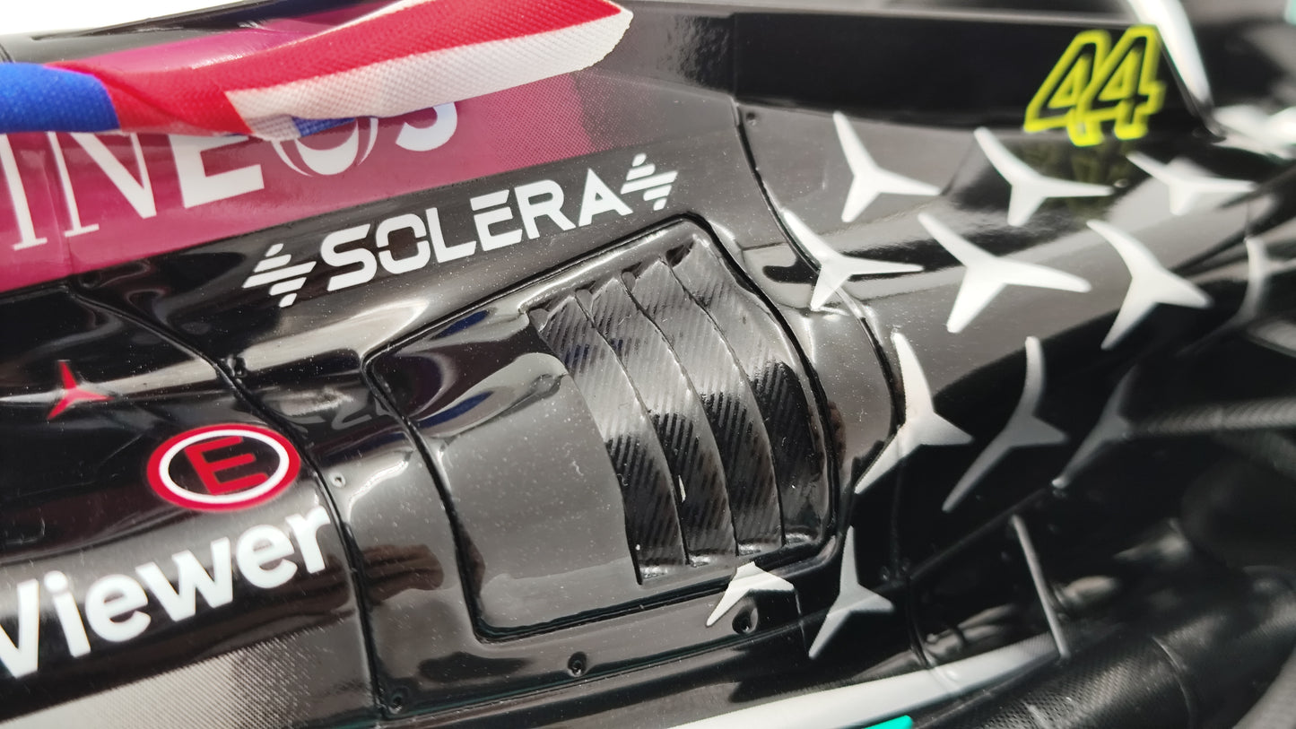 Spark AMG Mercedes W15 Lewis Hamilton 2024 British GP winner 1/18 18S999