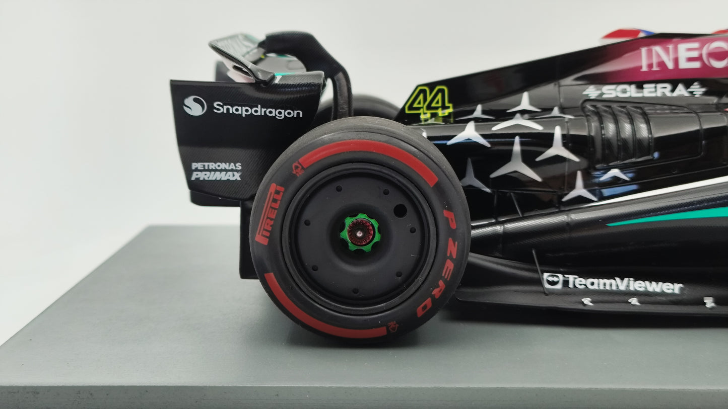 Spark AMG Mercedes W15 Lewis Hamilton 2024 British GP winner 1/18 18S999