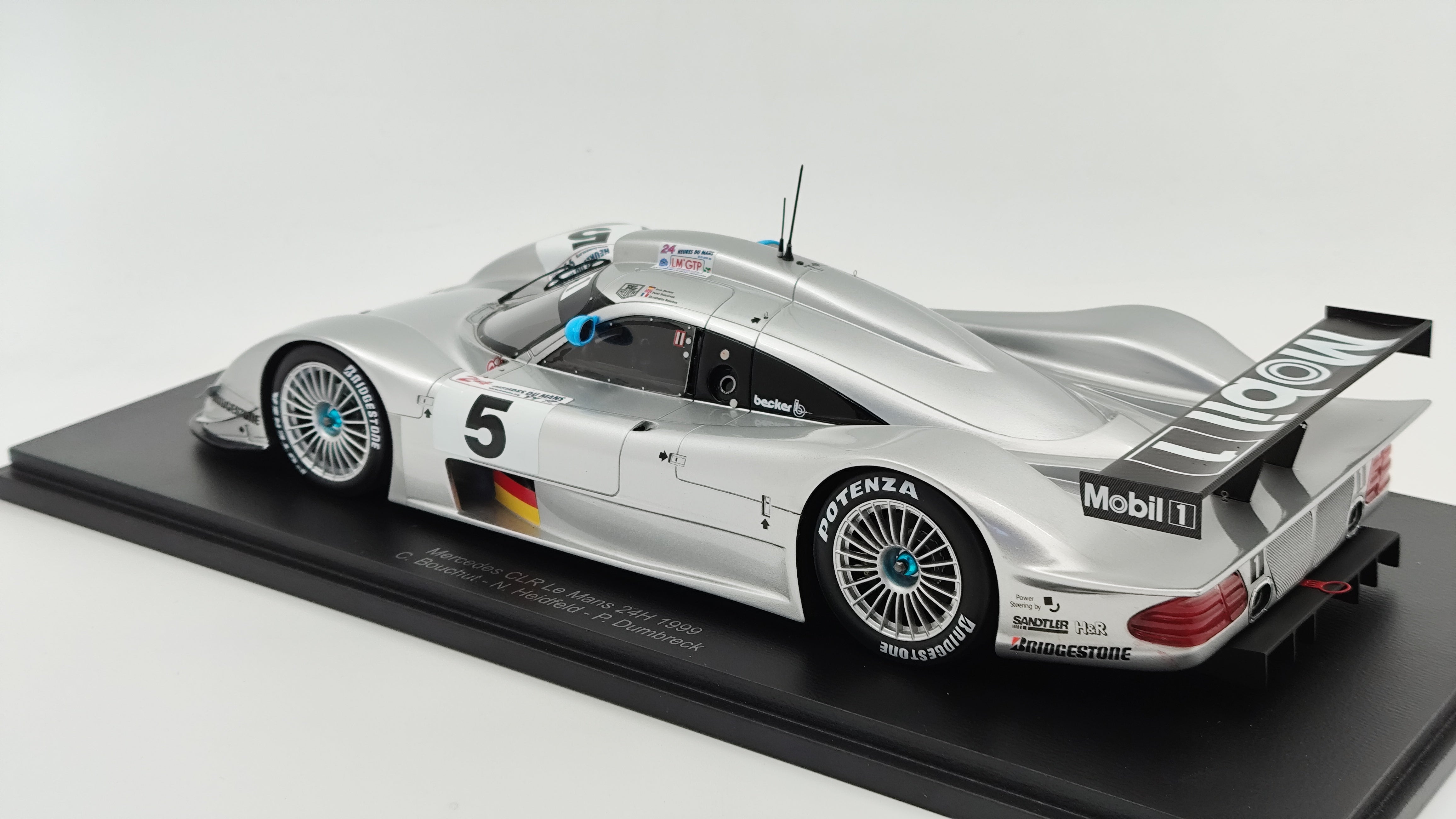 Spark Mercedes CLR Nr. 5 Bouchut Heidfeld Dumbreck Le Mans 1999 1