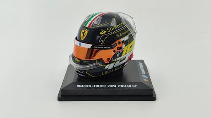 Looksmart Bell Helmet Charles Leclerc Winner Italian GP 2024 1/5 LSHEL002