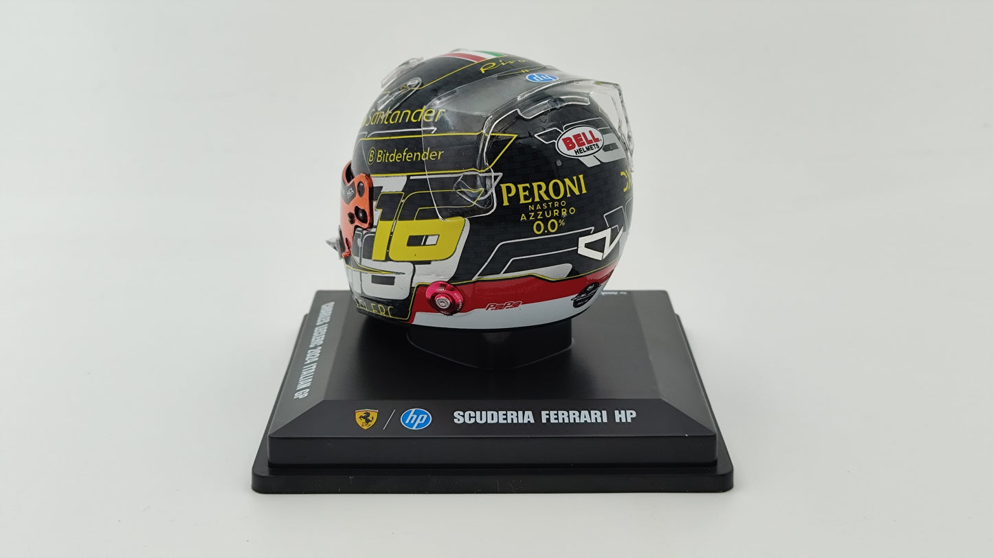 Looksmart Bell Helmet Charles Leclerc Winner Italian GP 2024 1/5 LSHEL002