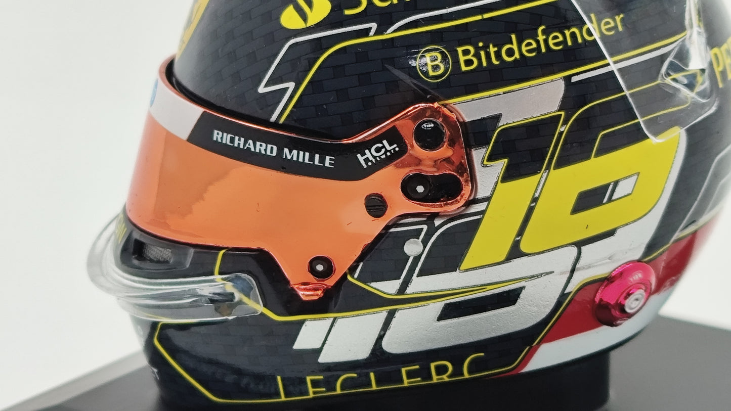 Looksmart Bell Helmet Charles Leclerc Winner Italian GP 2024 1/5 LSHEL002