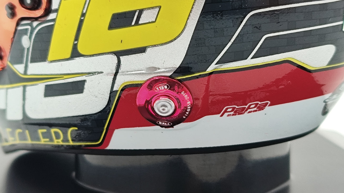 Looksmart Bell Helmet Charles Leclerc Winner Italian GP 2024 1/5 LSHEL002