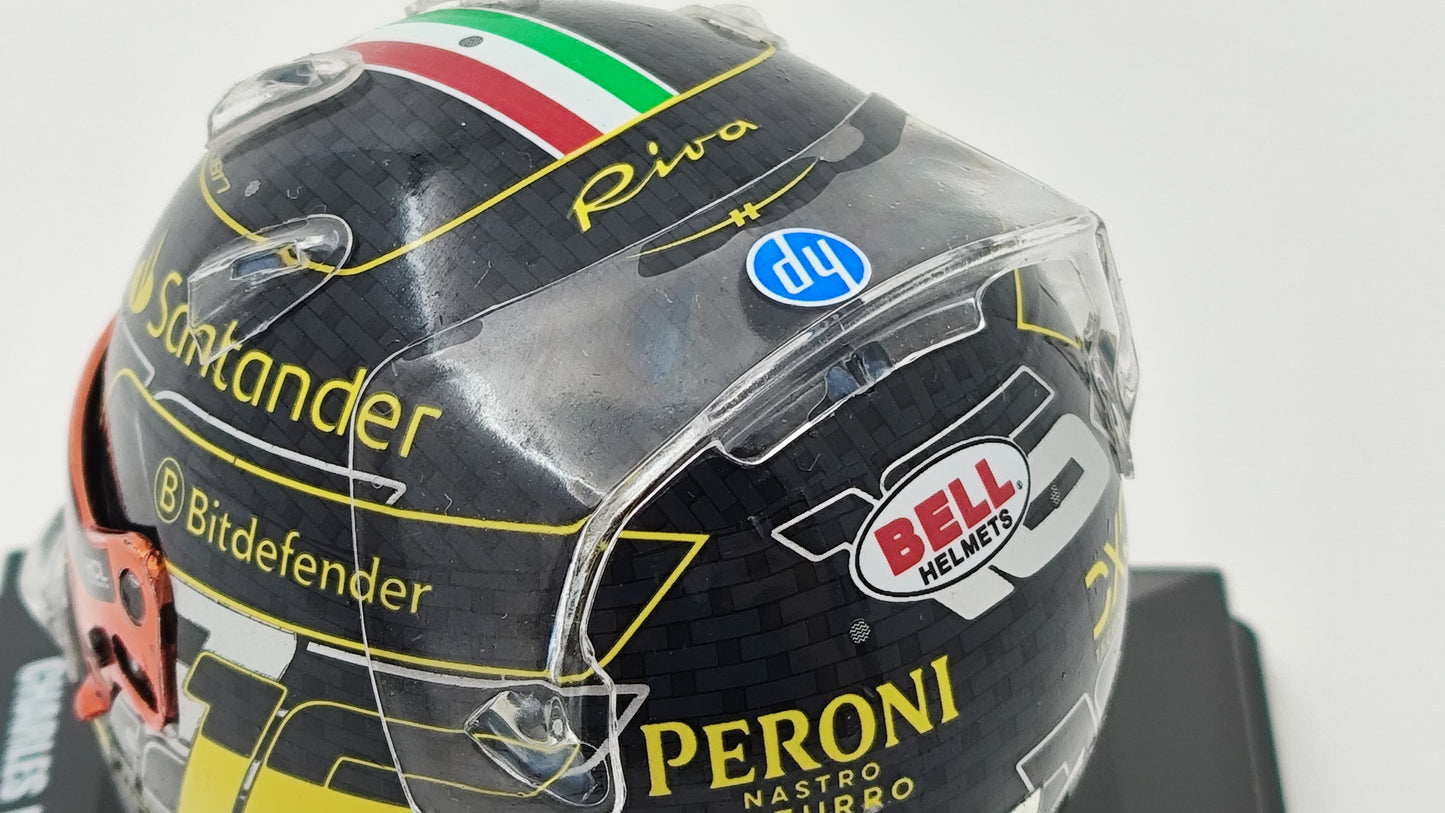 Looksmart Bell Helmet Charles Leclerc Winner Italian GP 2024 1/5 LSHEL002