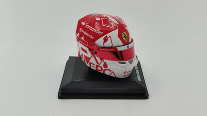 Looksmart Bell Helmet Charles Leclerc Winner Monaco GP 2024 1/5 LSHEL001