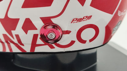 Looksmart Bell Helmet Charles Leclerc Winner Monaco GP 2024 1/5 LSHEL001