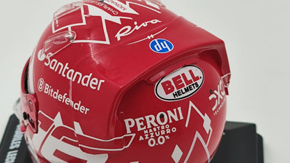 Looksmart Bell Helmet Charles Leclerc Winner Monaco GP 2024 1/5 LSHEL001