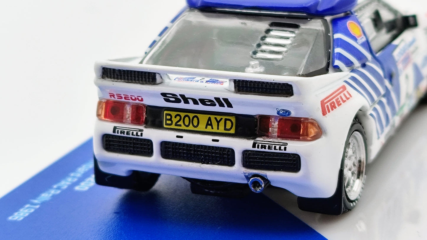 Tarmac Works Ford RS200 Blomqvist/Berglund Lombard RAC Rally Winner 1986 T64P-001-86RAC02