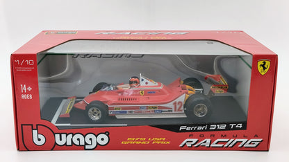 Bburago Ferrari 312T4 Gilles Villeneuve 1979 USA East GP winner F1 1/18 BU180013
