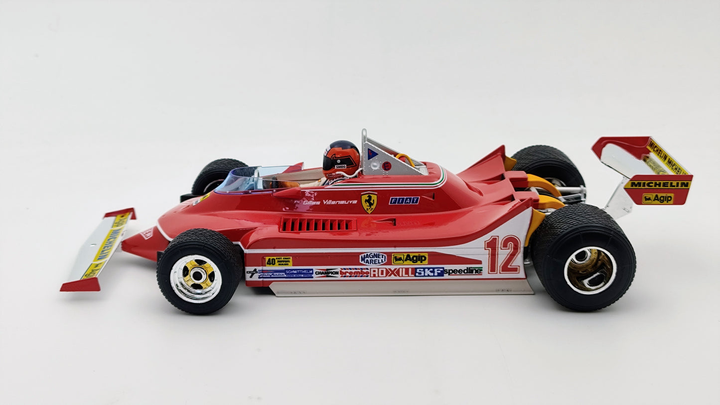 Bburago Ferrari 312T4 Gilles Villeneuve 1979 USA East GP winner F1 1/18 BU180013
