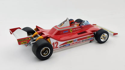 Bburago Ferrari 312T4 Gilles Villeneuve 1979 USA East GP winner F1 1/18 BU180013