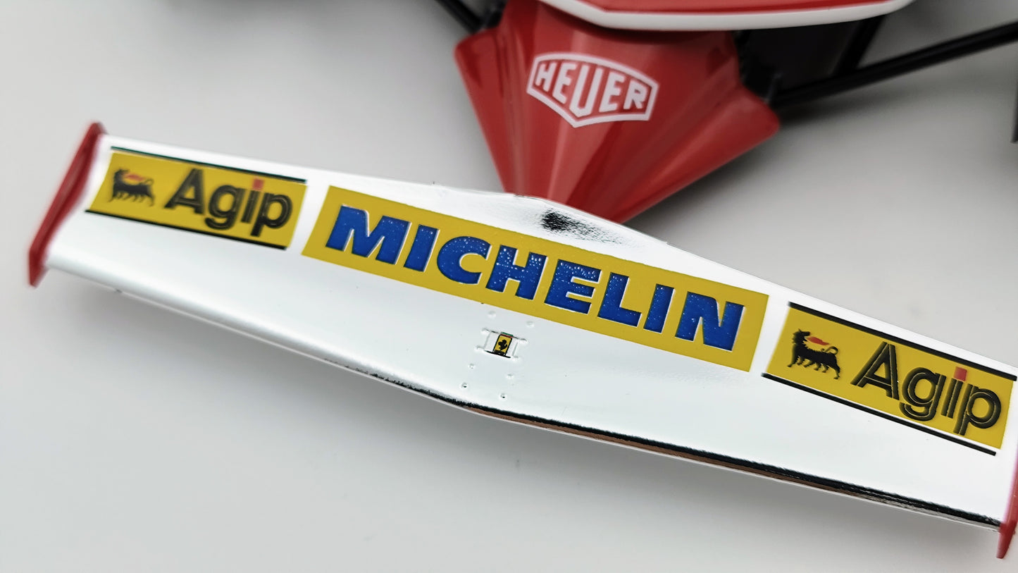 Bburago Ferrari 312T4 Gilles Villeneuve 1979 USA East GP winner F1 1/18 BU180013