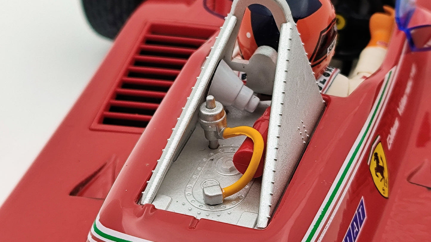 Bburago Ferrari 312T4 Gilles Villeneuve 1979 USA East GP winner F1 1/18 BU180013