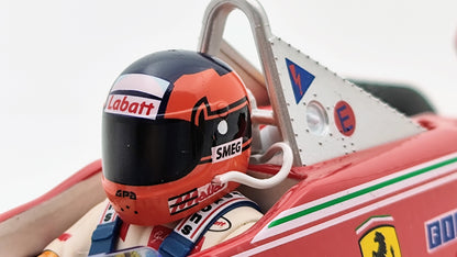 Bburago Ferrari 312T4 Gilles Villeneuve 1979 USA East GP winner F1 1/18 BU180013