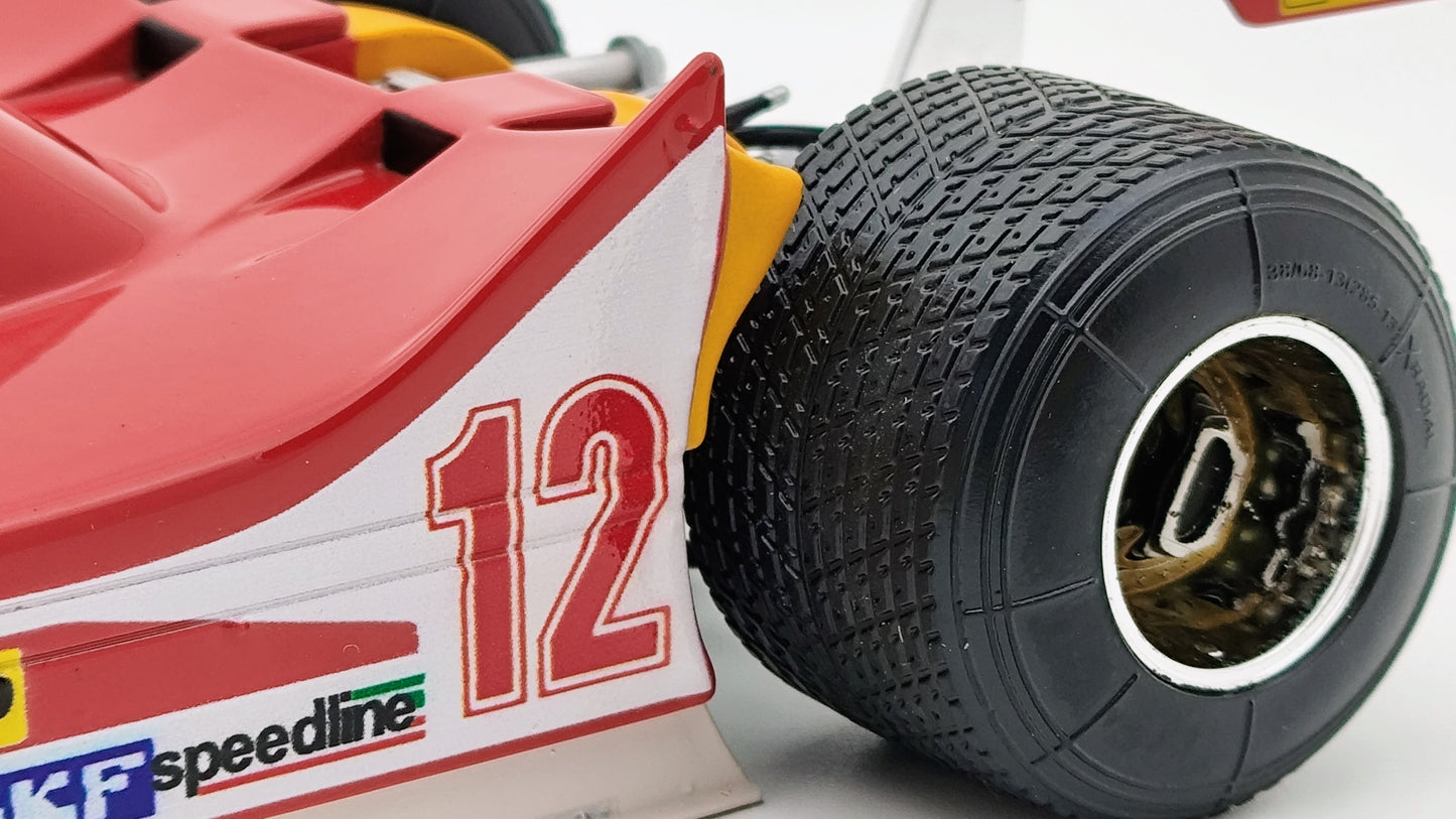 Bburago Ferrari 312T4 Gilles Villeneuve 1979 USA East GP winner F1 1/18 BU180013