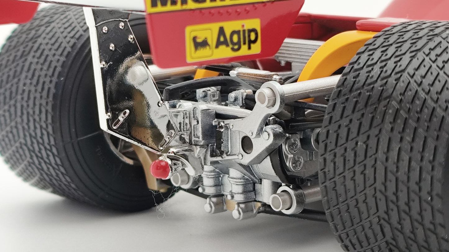 Bburago Ferrari 312T4 Gilles Villeneuve 1979 USA East GP winner F1 1/18 BU180013