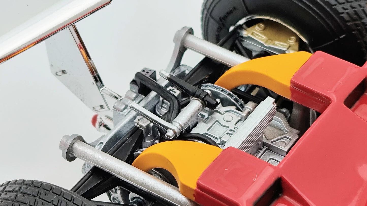 Bburago Ferrari 312T4 Gilles Villeneuve 1979 USA East GP winner F1 1/18 BU180013