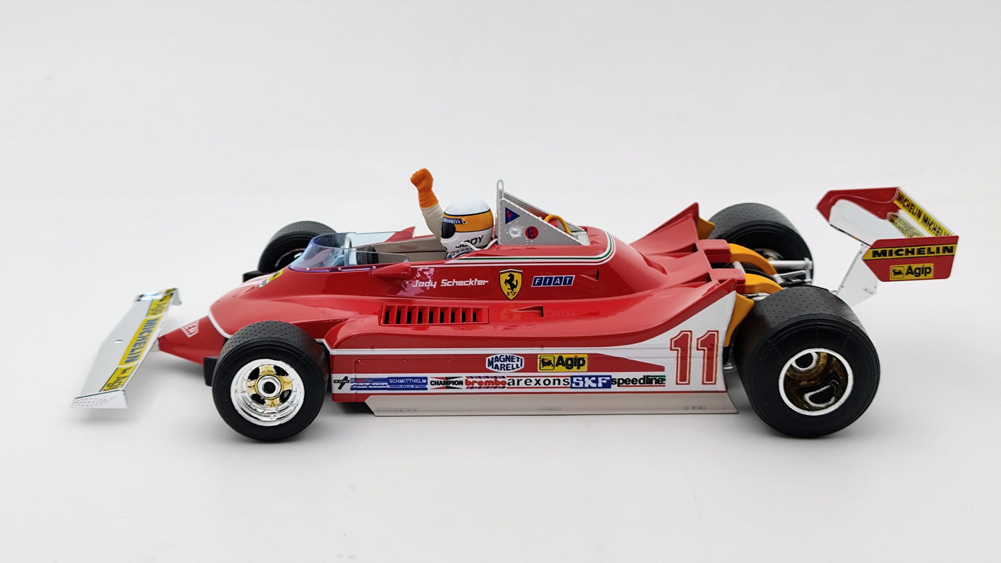 Bburago Ferrari 312T4 Jody Scheckter 1979 Italian GP winner F1 World Champion 1/18  BU180011